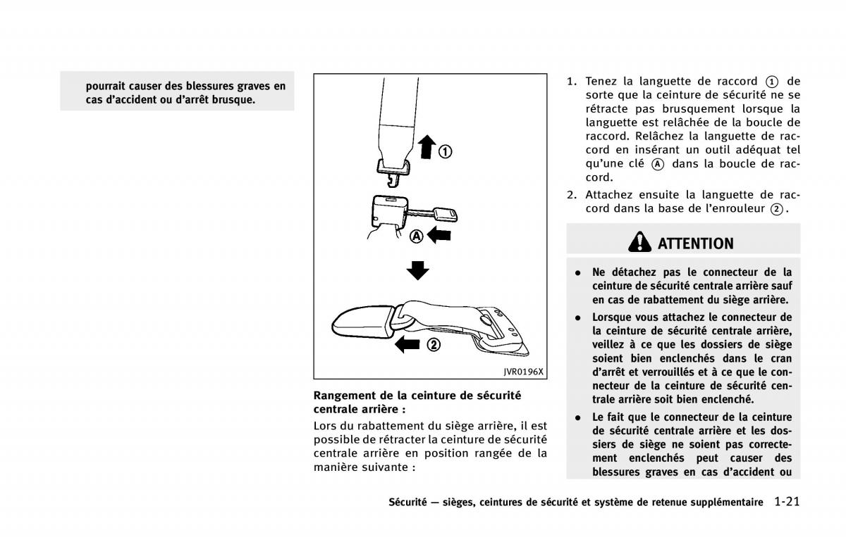 manual  Infiniti Q50 manuel du proprietaire / page 42