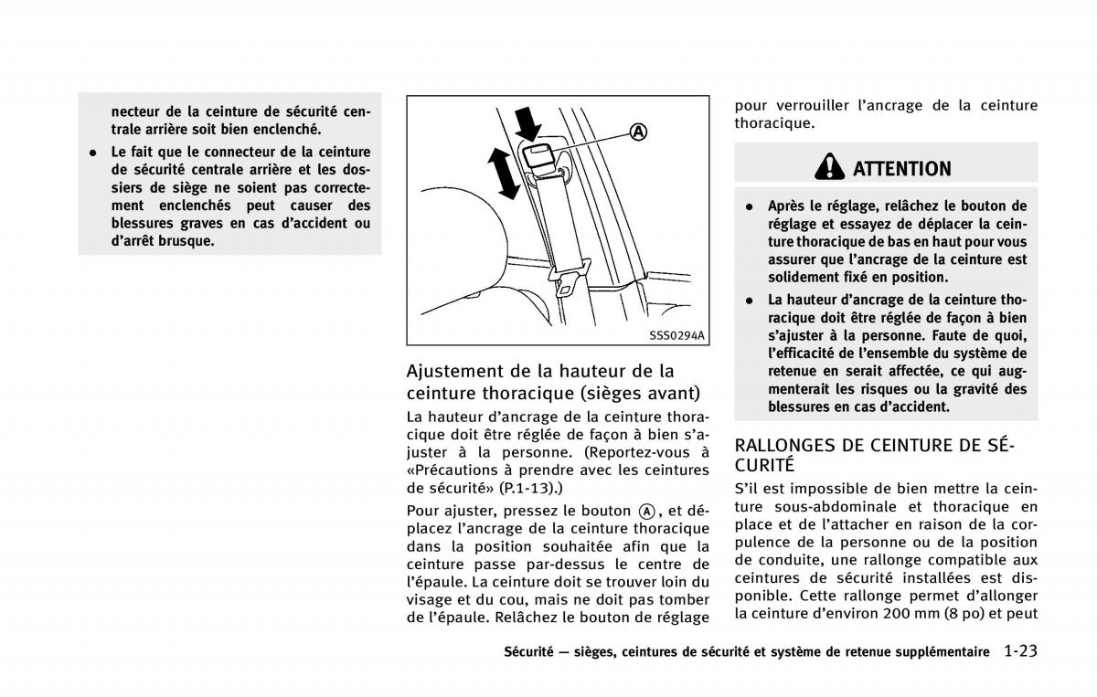 manual  Infiniti Q50 manuel du proprietaire / page 44