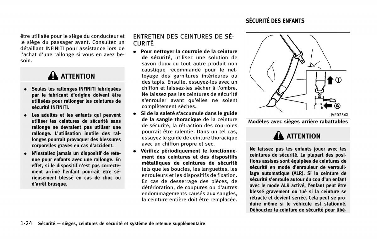 manual  Infiniti Q50 manuel du proprietaire / page 45