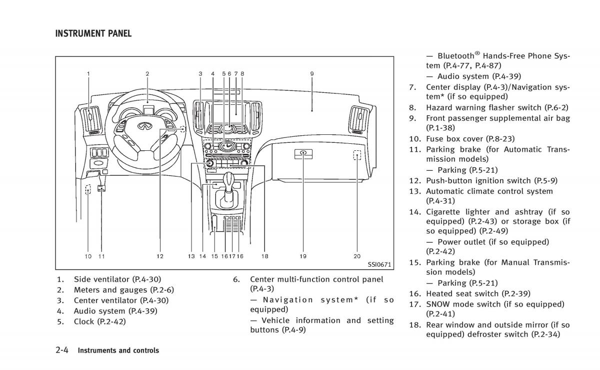 Infiniti Q60 Coupe owners manual / page 75