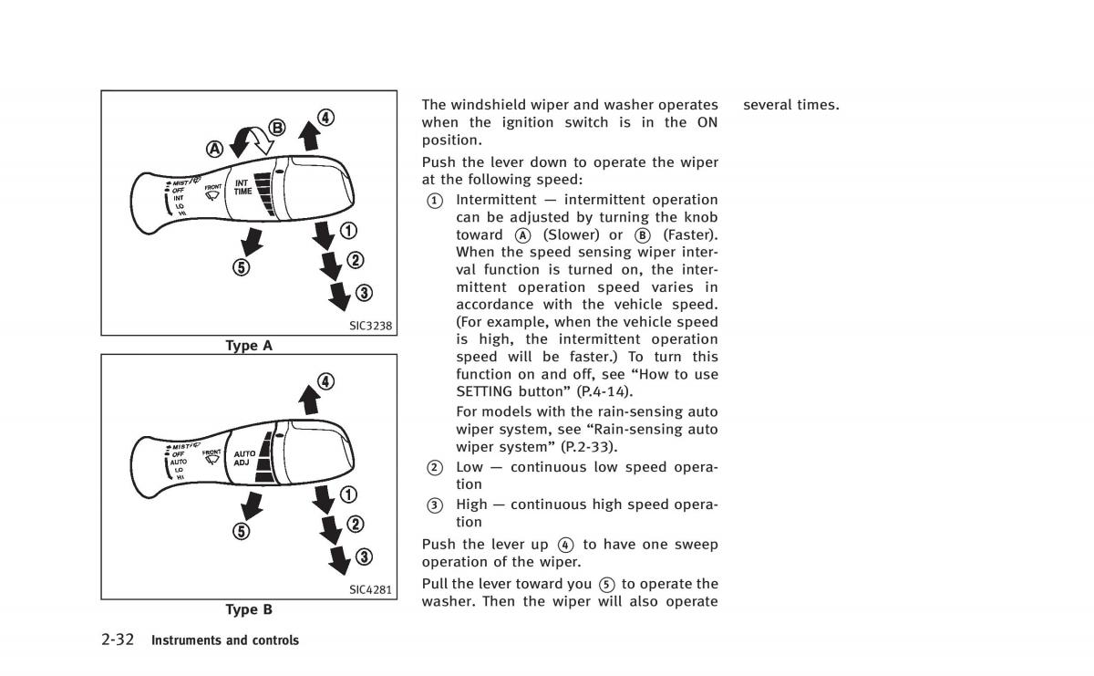 Infiniti Q60 Coupe owners manual / page 103