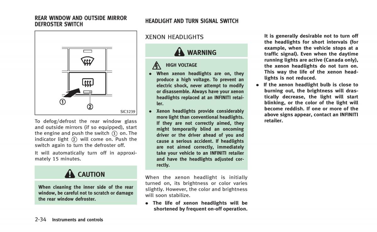 Infiniti Q60 Coupe owners manual / page 105