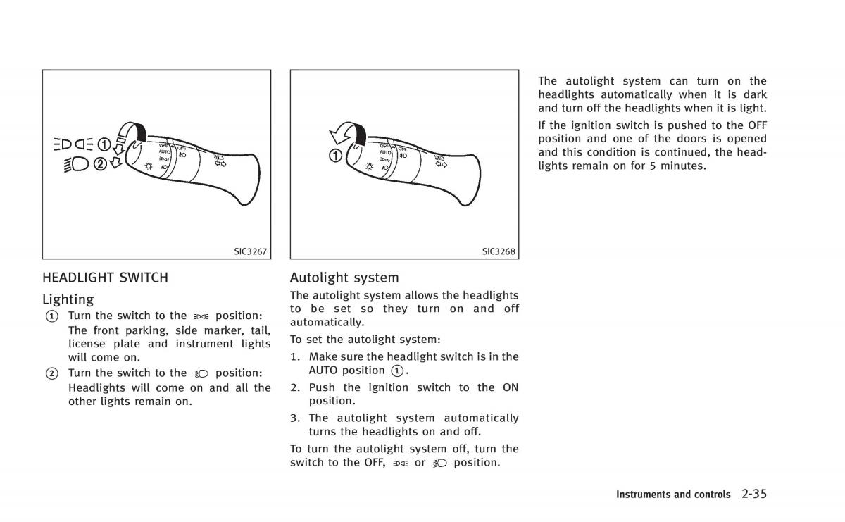 Infiniti Q60 Coupe owners manual / page 106