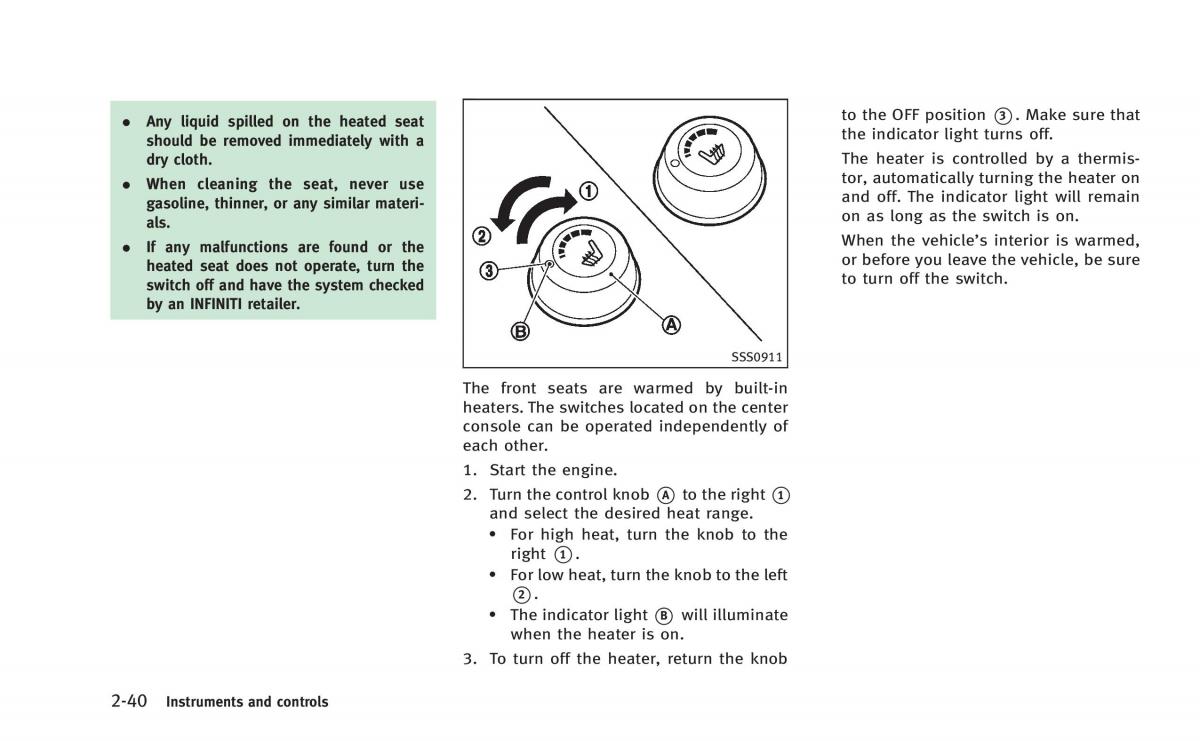 Infiniti Q60 Coupe owners manual / page 111