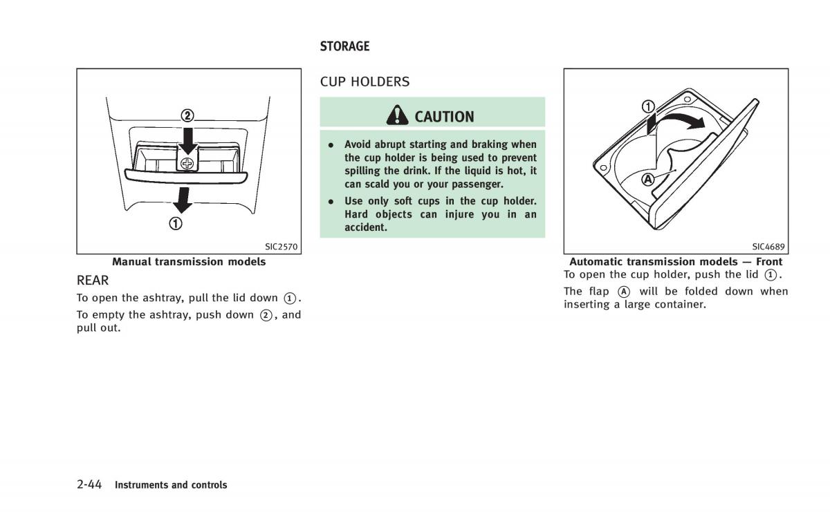 Infiniti Q60 Coupe owners manual / page 115