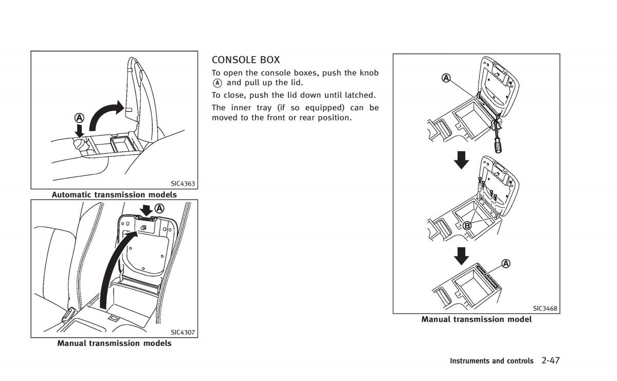 Infiniti Q60 Coupe owners manual / page 118