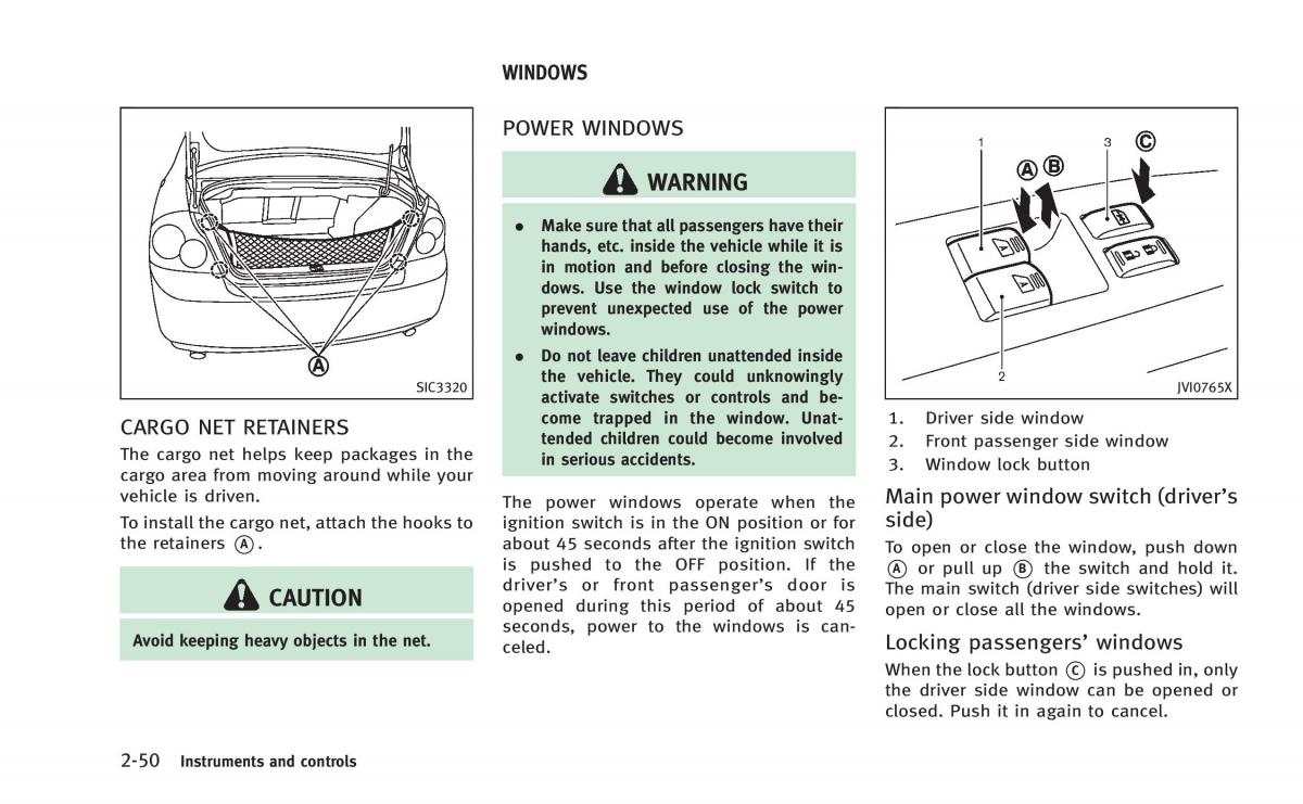 Infiniti Q60 Coupe owners manual / page 121