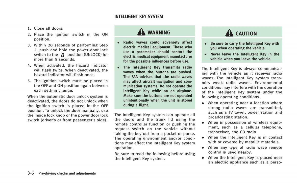 Infiniti Q60 Coupe owners manual / page 137