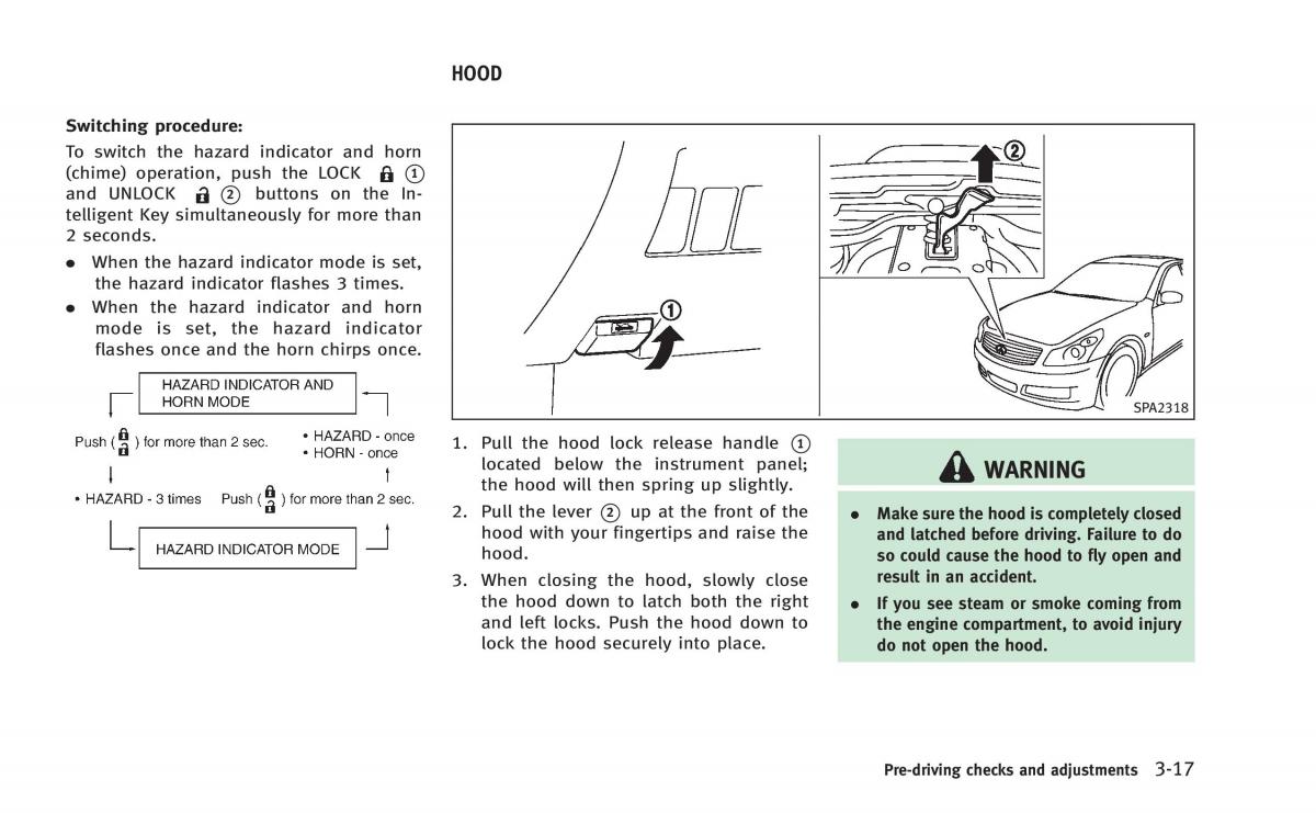 Infiniti Q60 Coupe owners manual / page 148