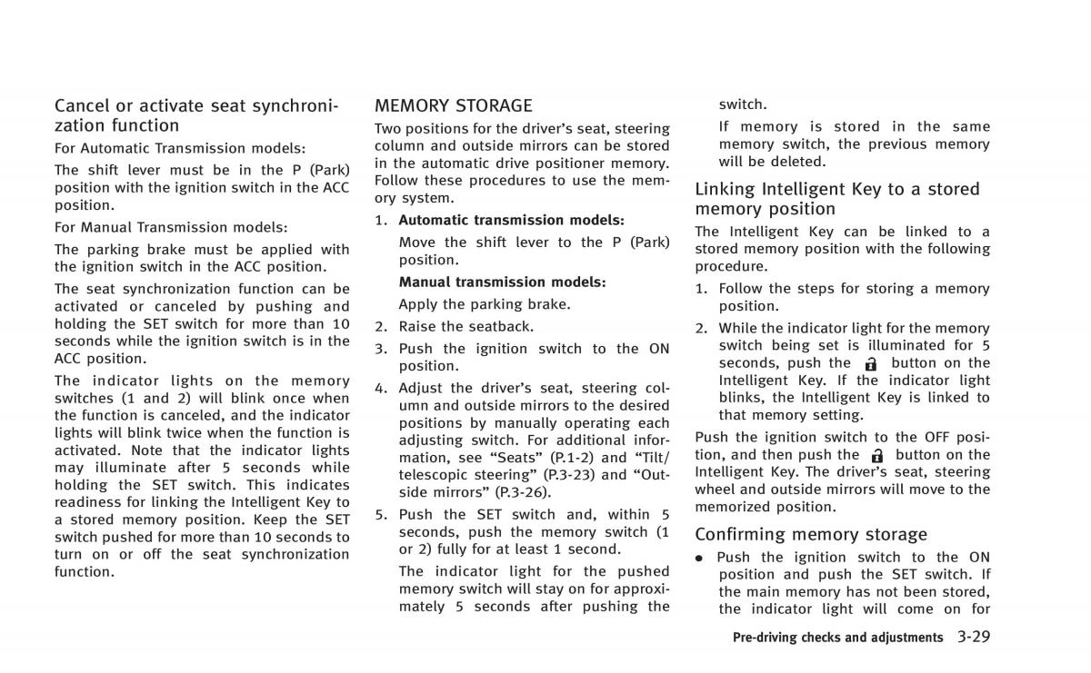 Infiniti Q60 Coupe owners manual / page 160