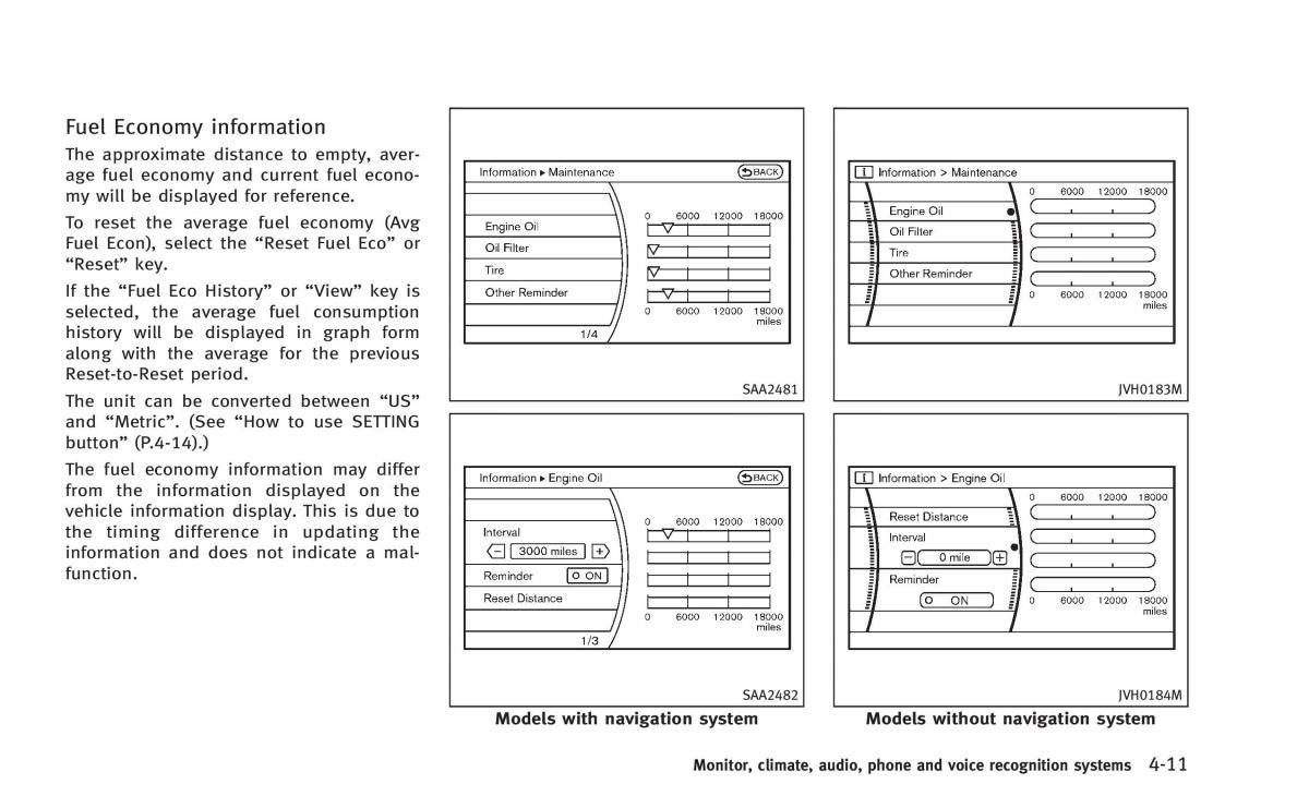 Infiniti Q60 Coupe owners manual / page 174