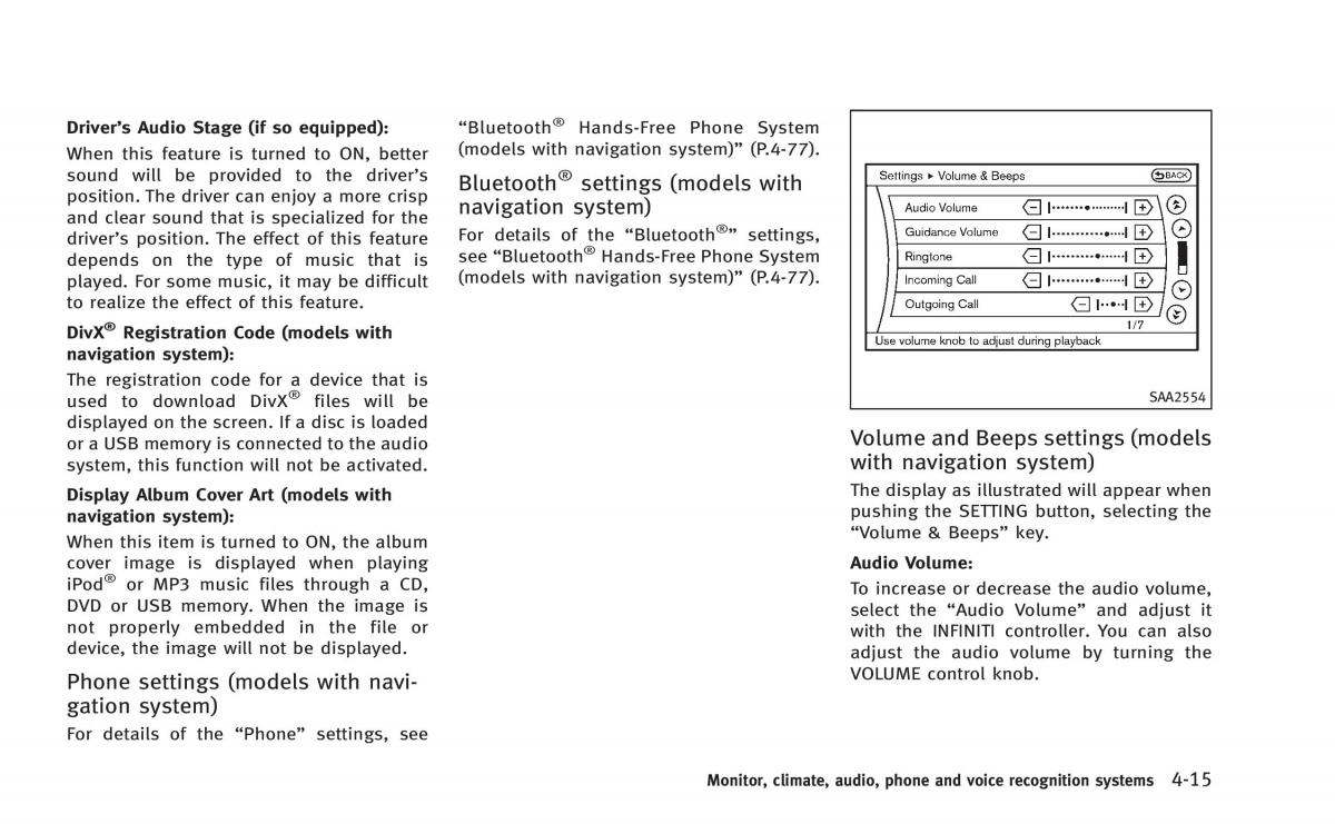 Infiniti Q60 Coupe owners manual / page 178