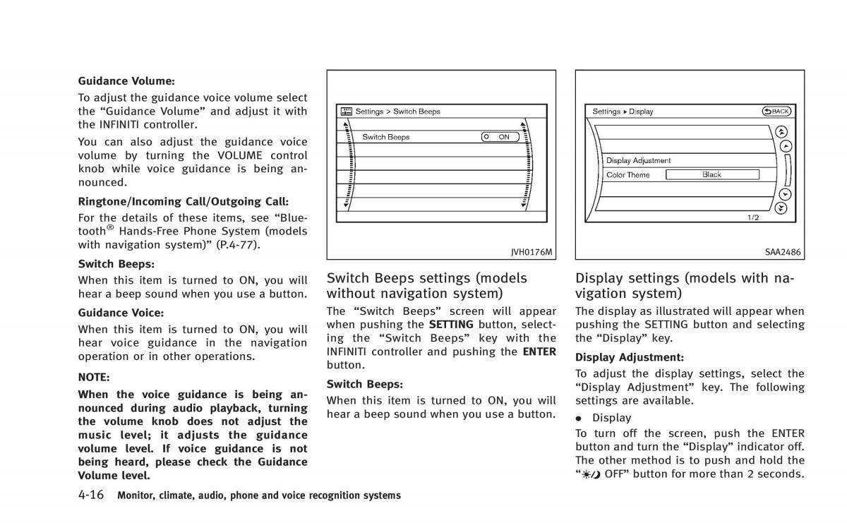 Infiniti Q60 Coupe owners manual / page 179