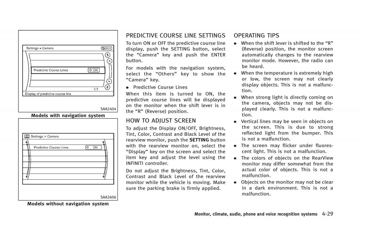 Infiniti Q60 Coupe owners manual / page 192