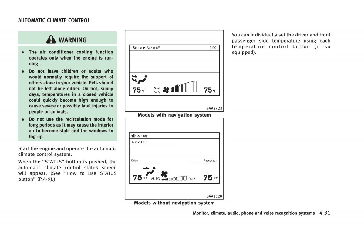 Infiniti Q60 Coupe owners manual / page 194