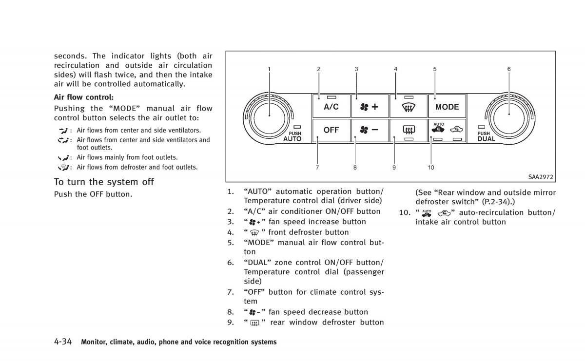 Infiniti Q60 Coupe owners manual / page 197