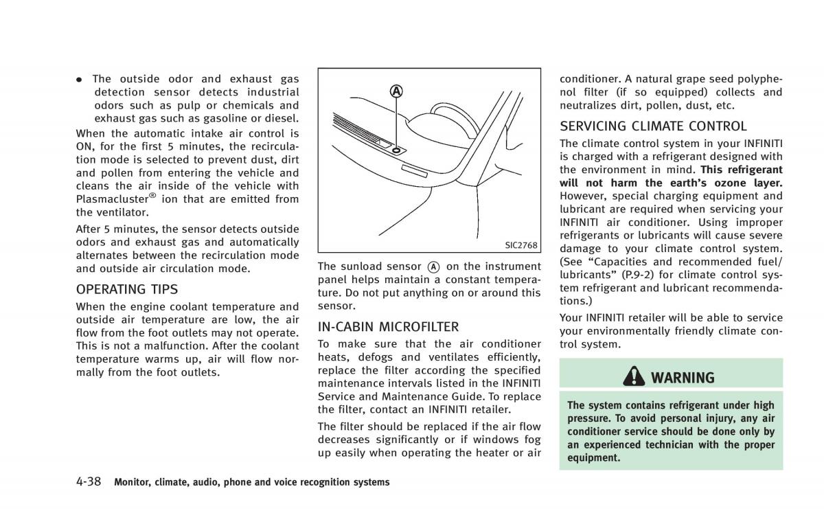 Infiniti Q60 Coupe owners manual / page 201