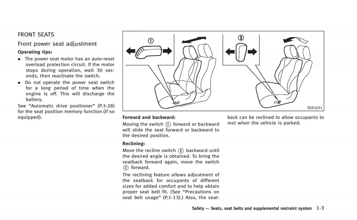 Infiniti Q60 Coupe owners manual / page 22