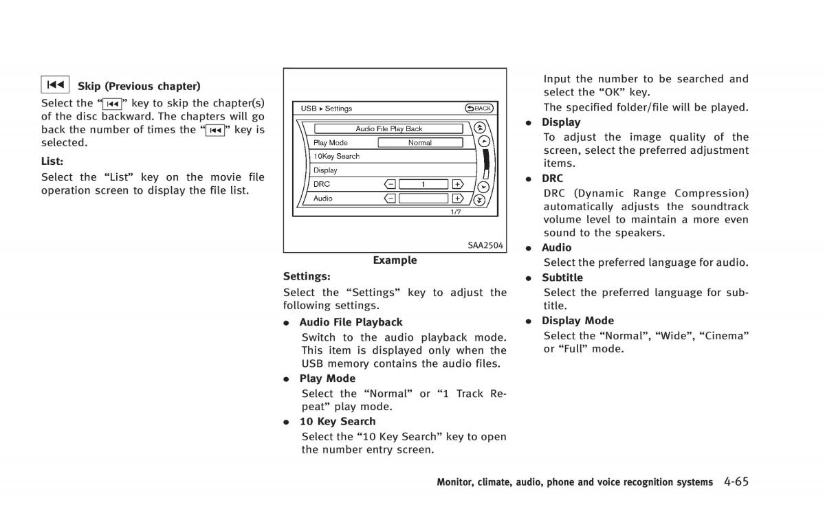 Infiniti Q60 Coupe owners manual / page 228