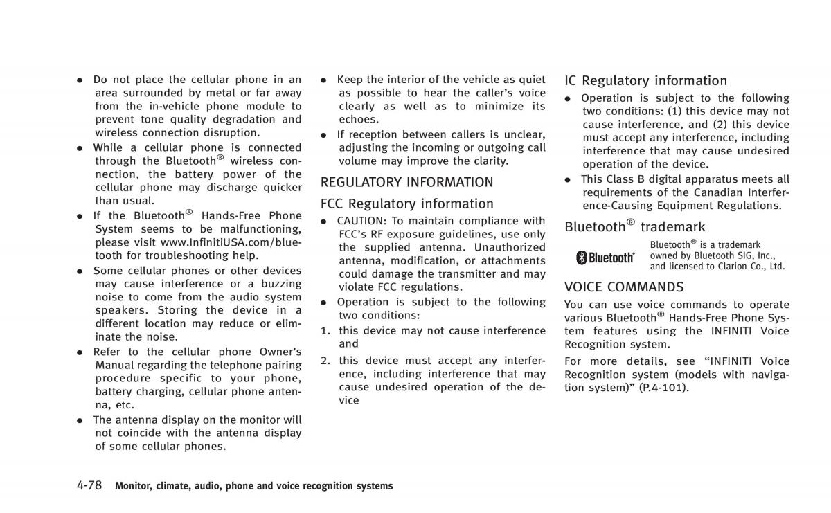 Infiniti Q60 Coupe owners manual / page 241