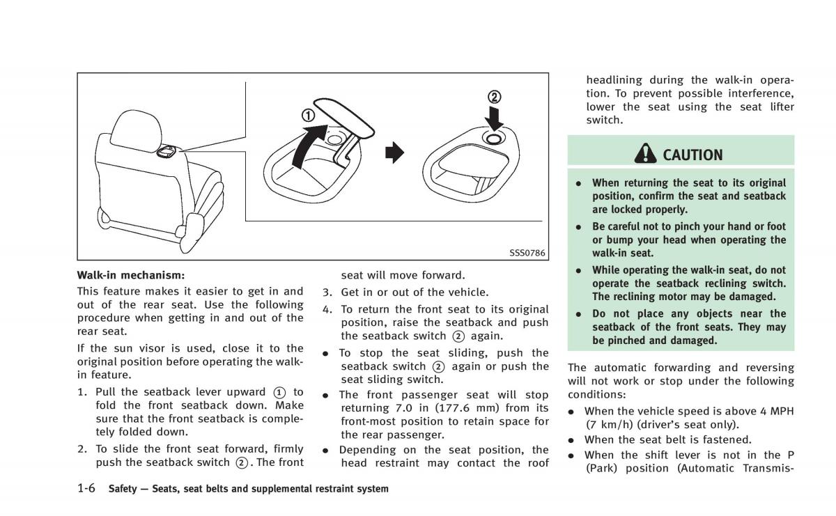 Infiniti Q60 Coupe owners manual / page 25