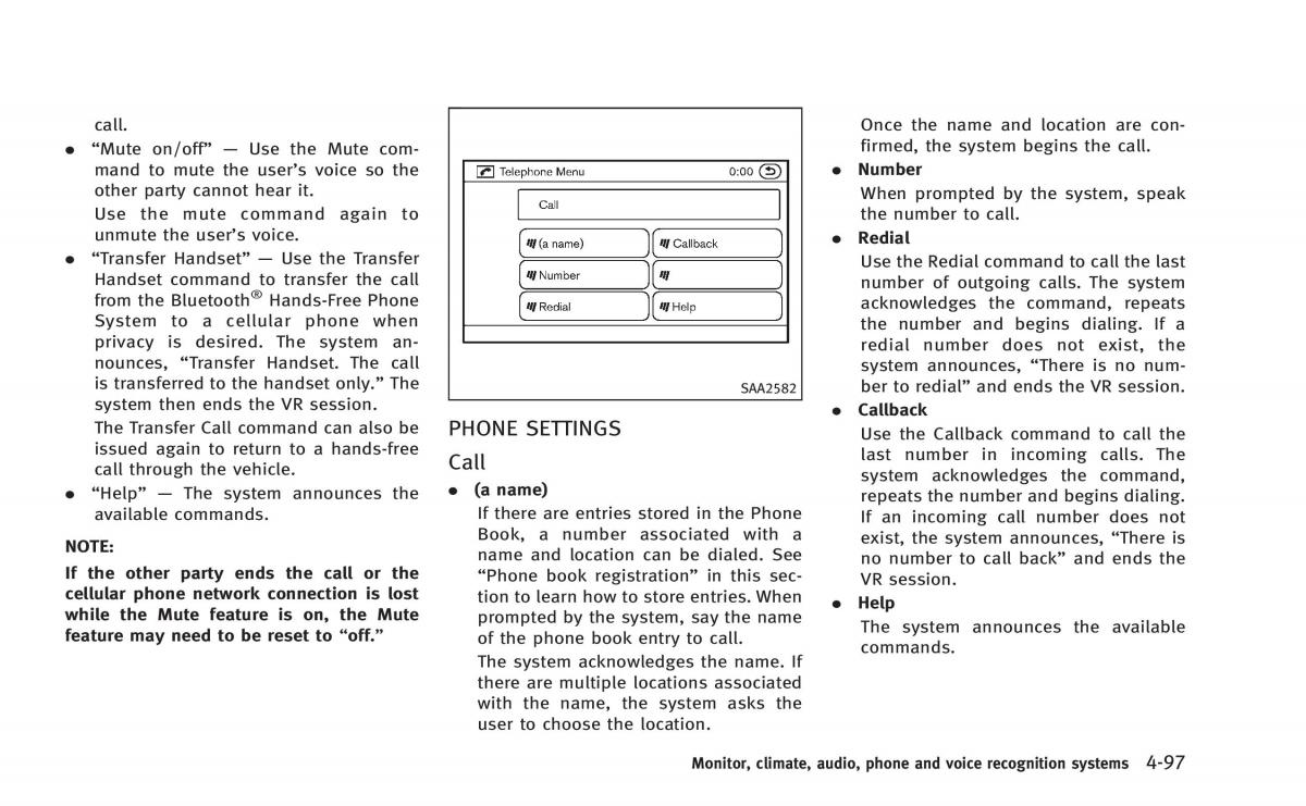 Infiniti Q60 Coupe owners manual / page 260