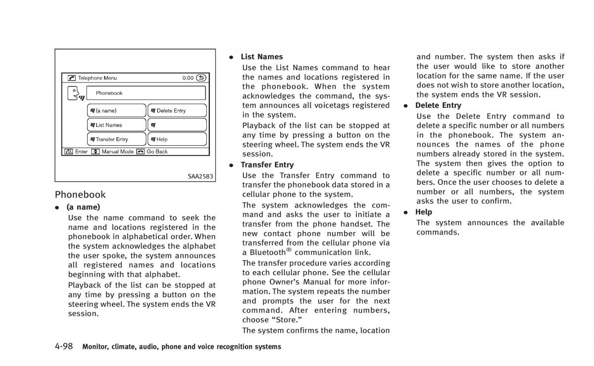 Infiniti Q60 Coupe owners manual / page 261