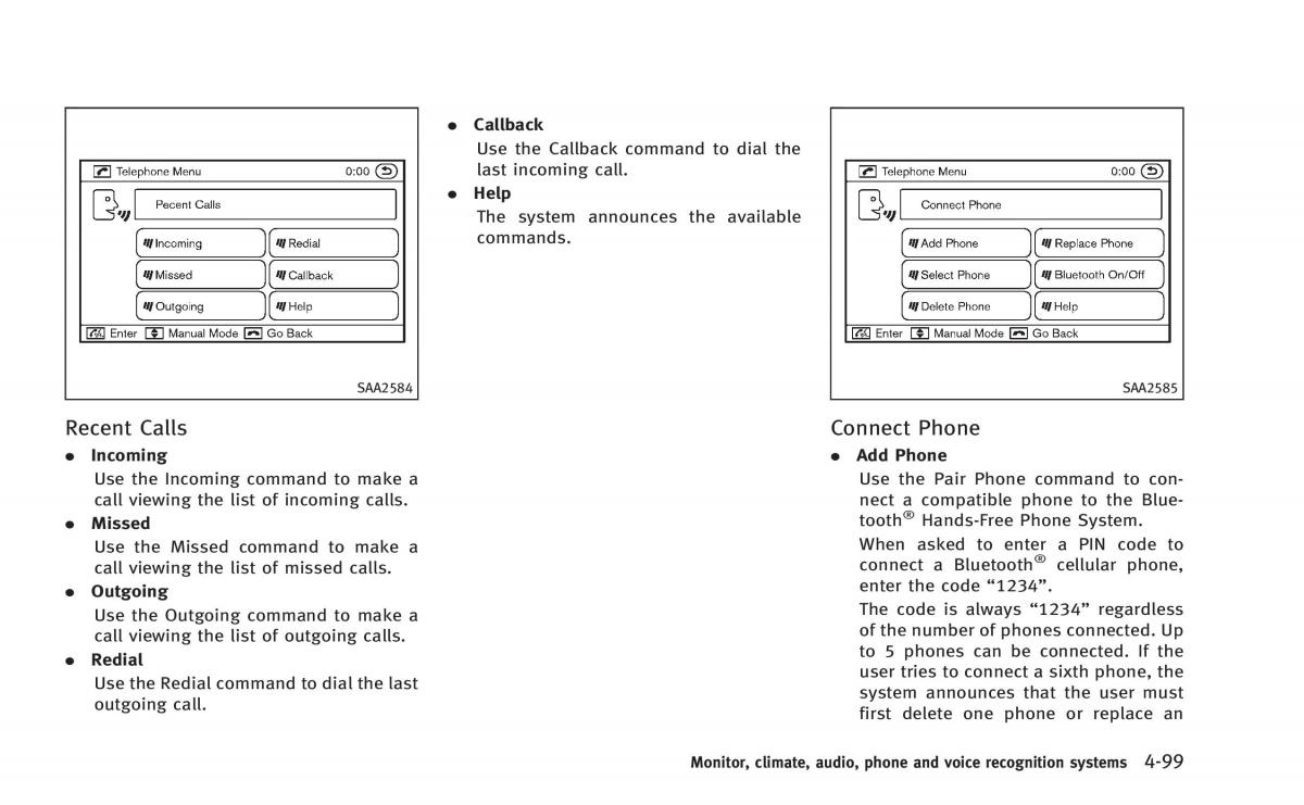 Infiniti Q60 Coupe owners manual / page 262