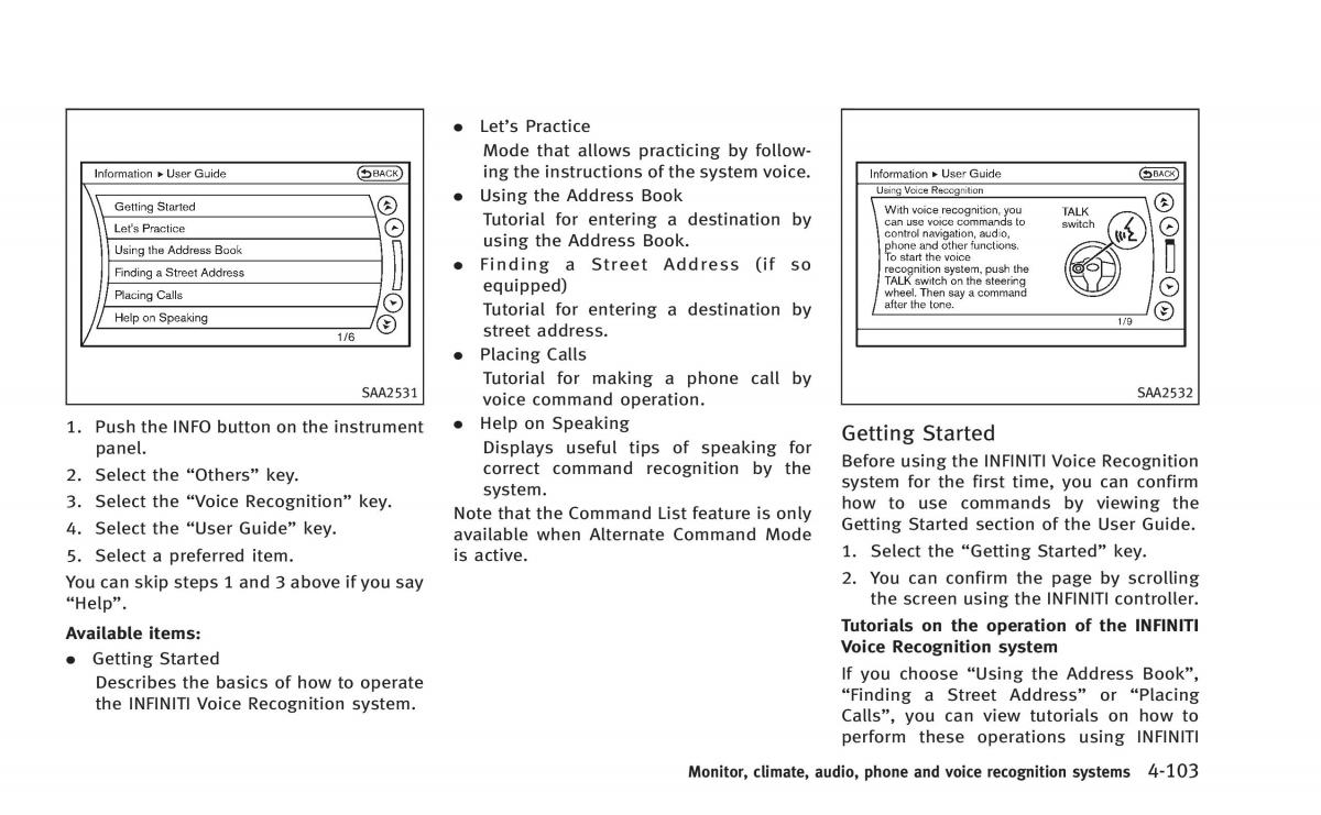 Infiniti Q60 Coupe owners manual / page 266