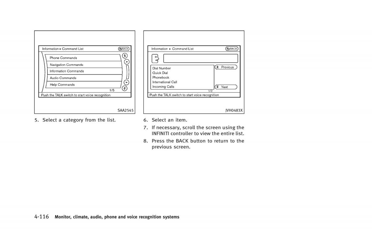 Infiniti Q60 Coupe owners manual / page 279