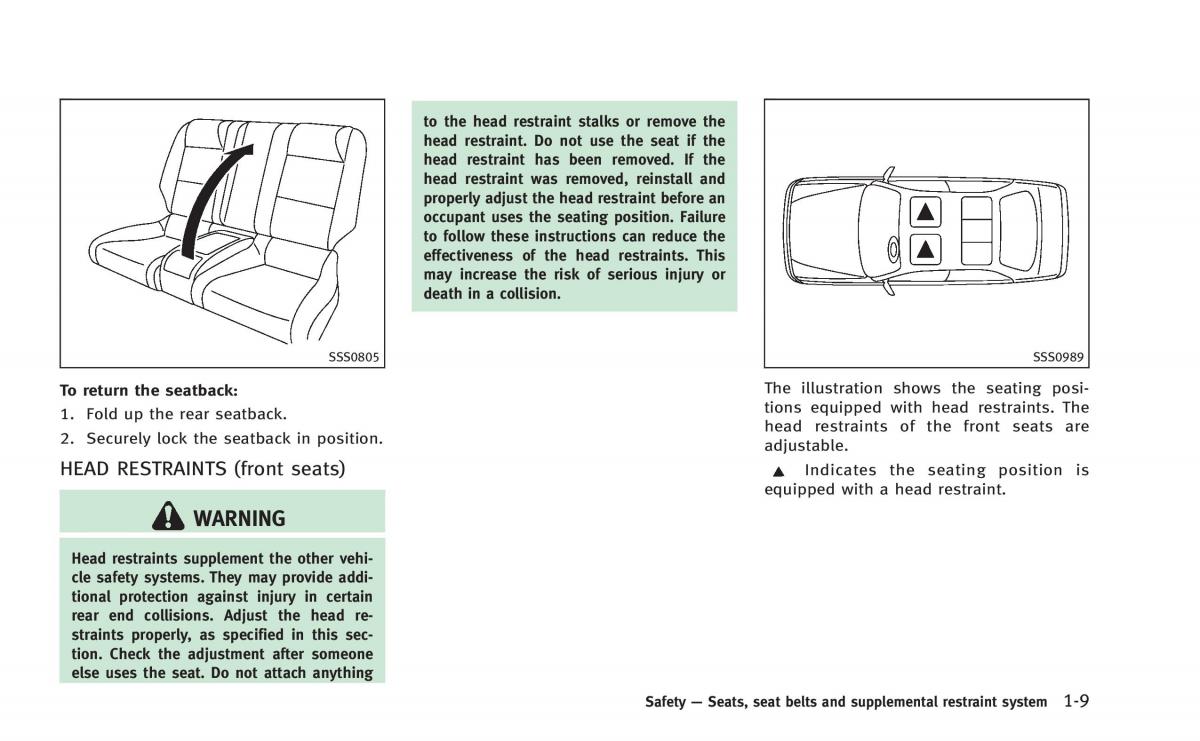 Infiniti Q60 Coupe owners manual / page 28