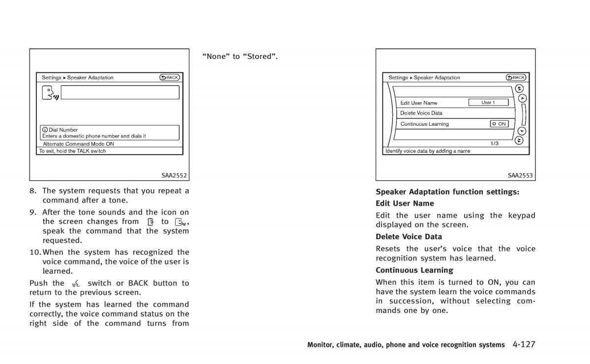 Infiniti Q60 Coupe owners manual / page 290