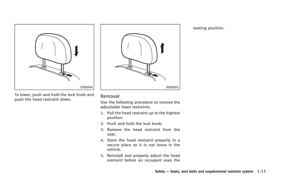 Infiniti Q60 Coupe owners manual / page 30