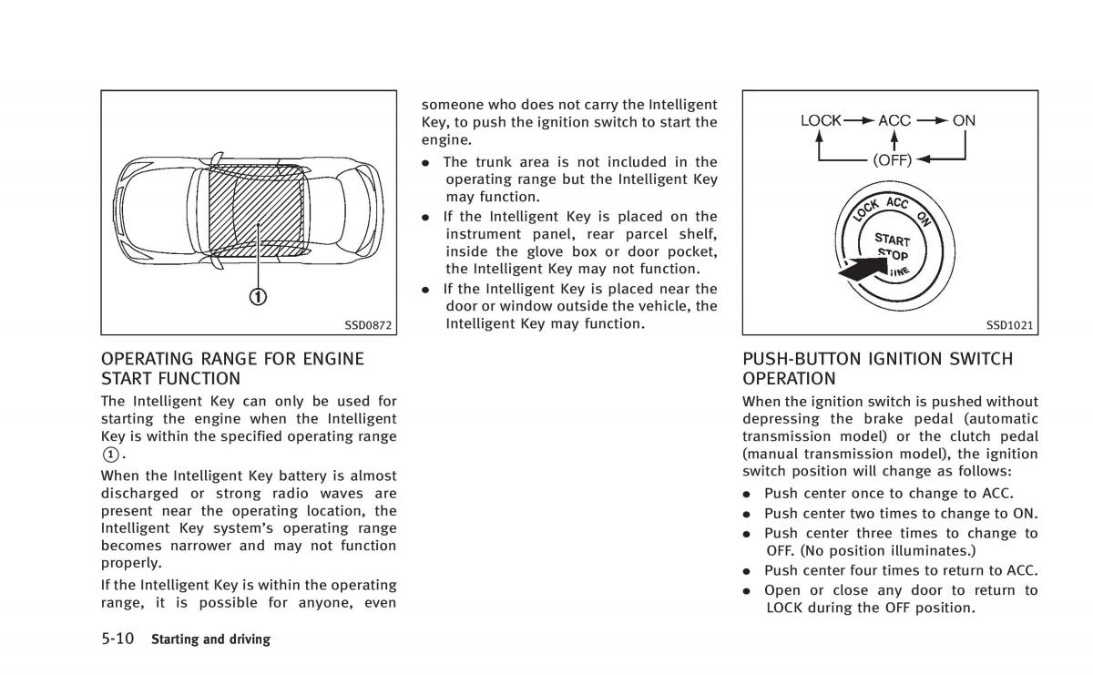 Infiniti Q60 Coupe owners manual / page 303