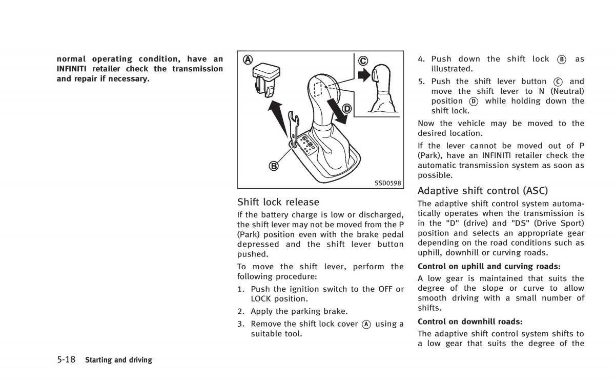 Infiniti Q60 Coupe owners manual / page 311