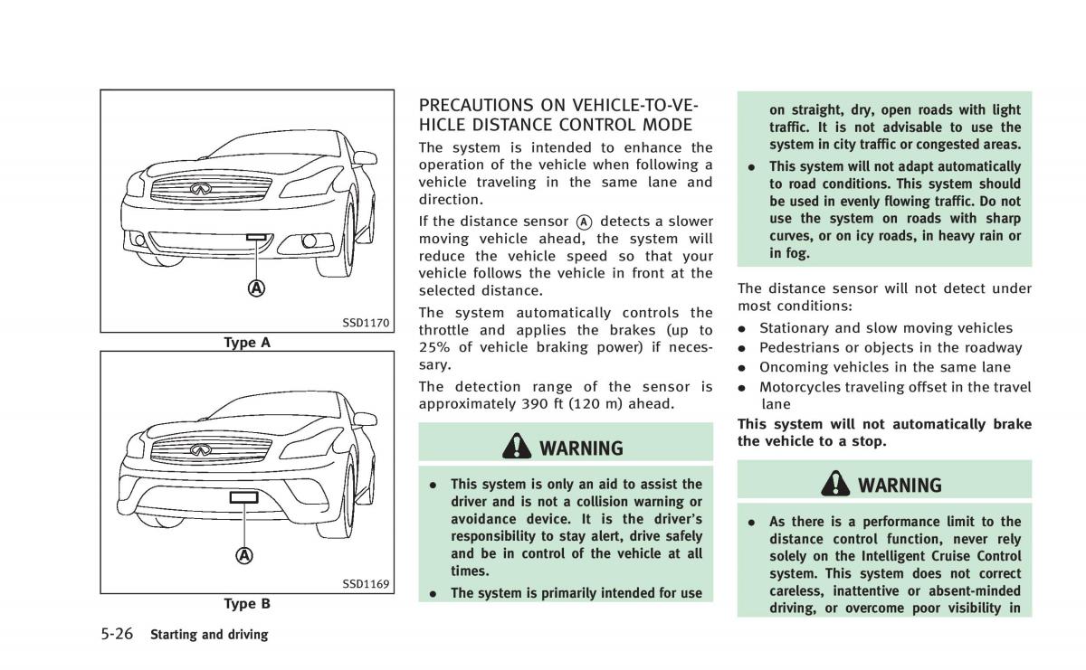 Infiniti Q60 Coupe owners manual / page 319