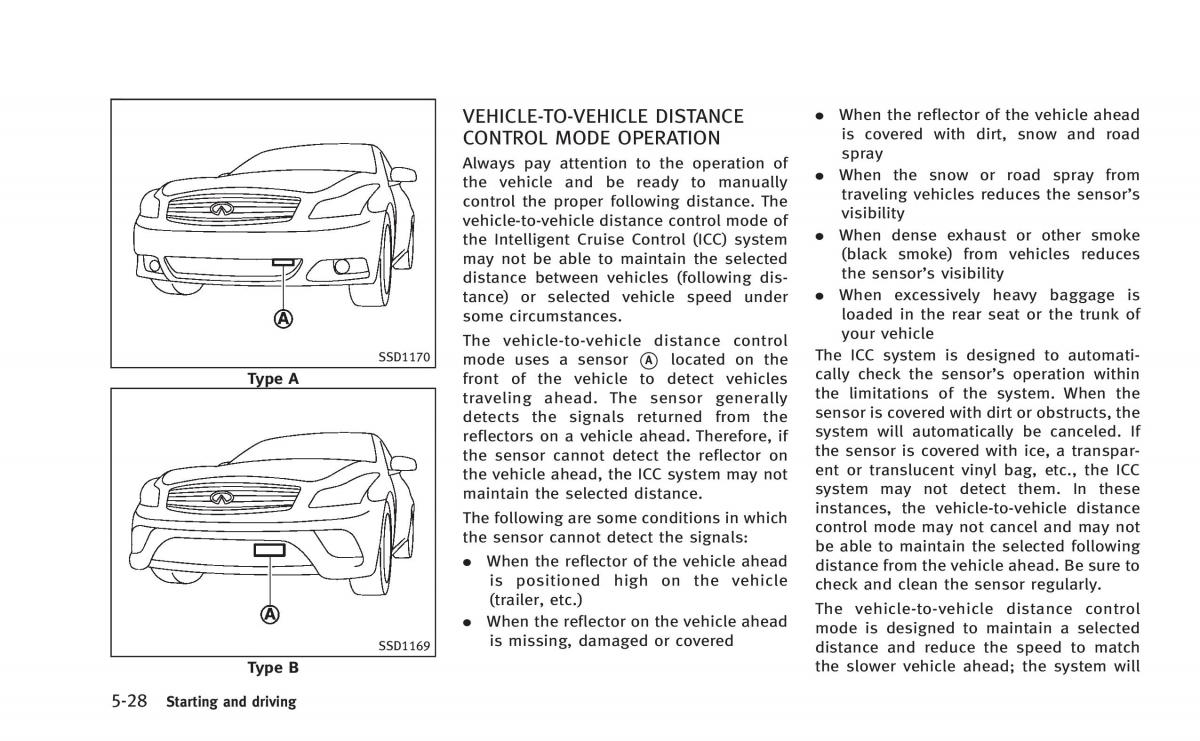 Infiniti Q60 Coupe owners manual / page 321