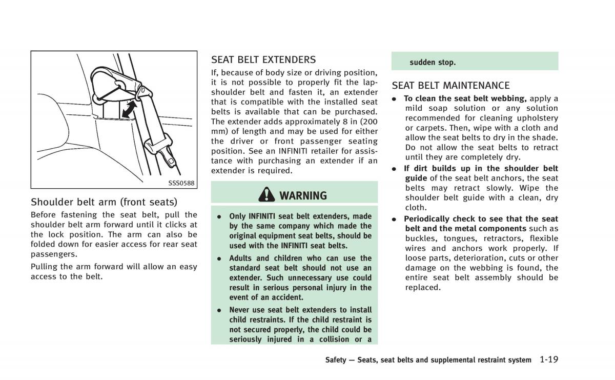 Infiniti Q60 Coupe owners manual / page 38