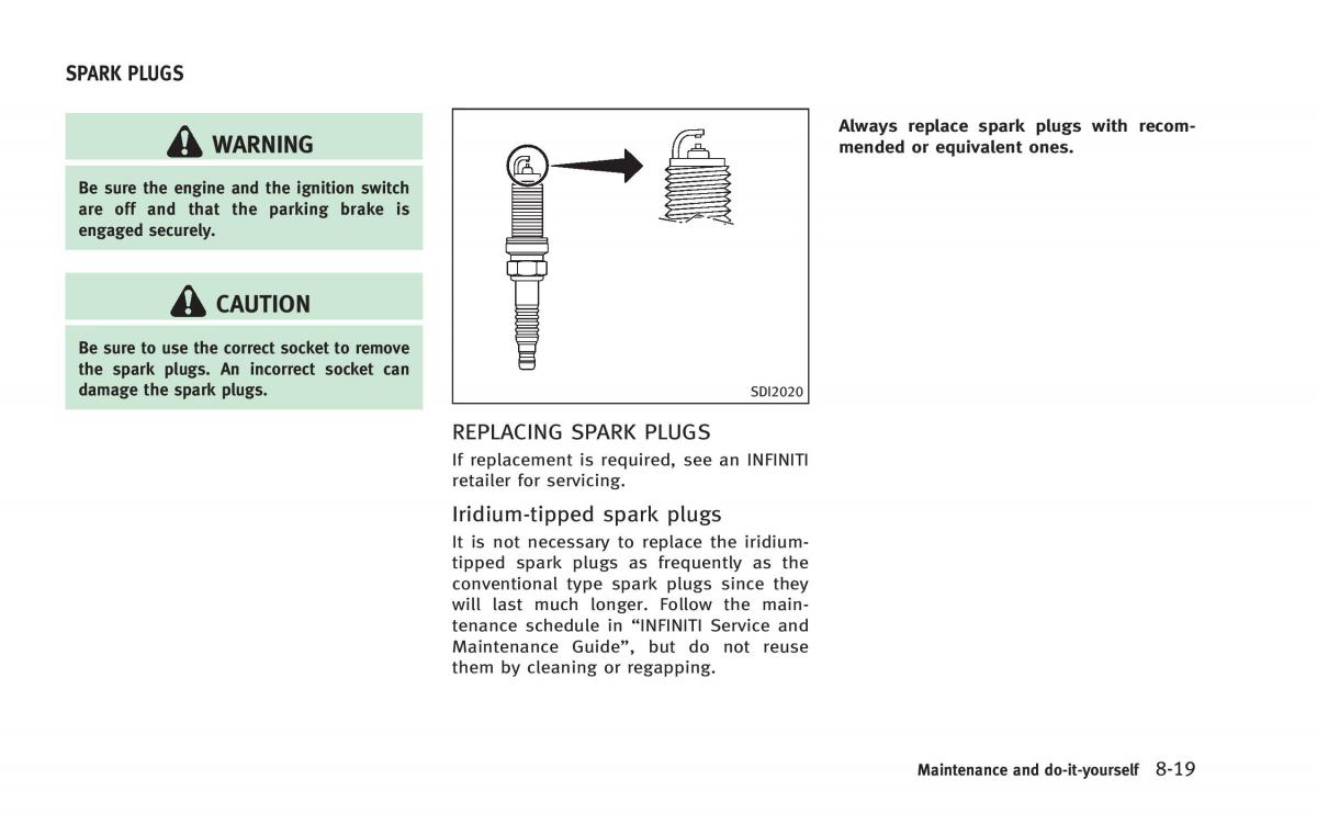 Infiniti Q60 Coupe owners manual / page 400