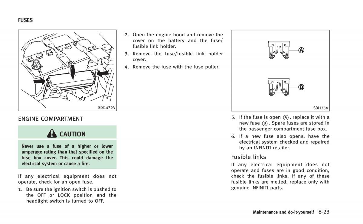 Infiniti Q60 Coupe owners manual / page 404