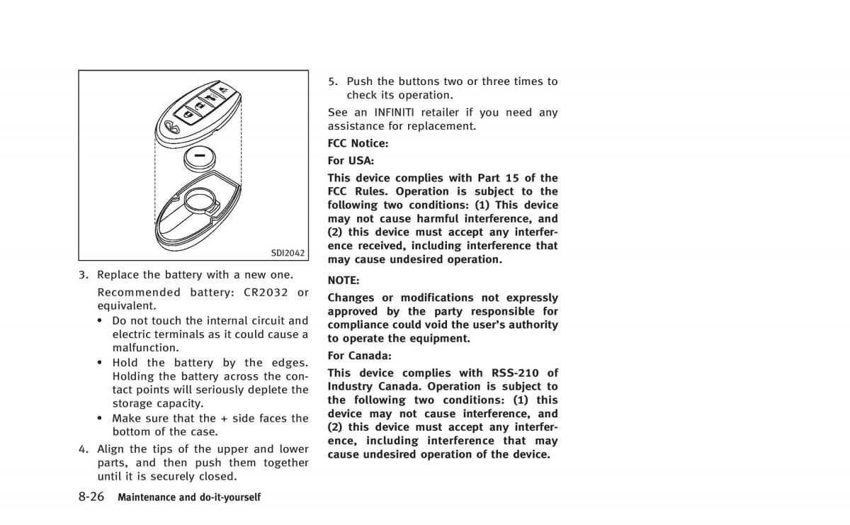 Infiniti Q60 Coupe owners manual / page 407