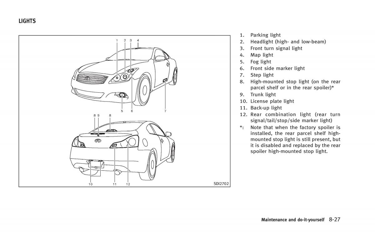 Infiniti Q60 Coupe owners manual / page 408