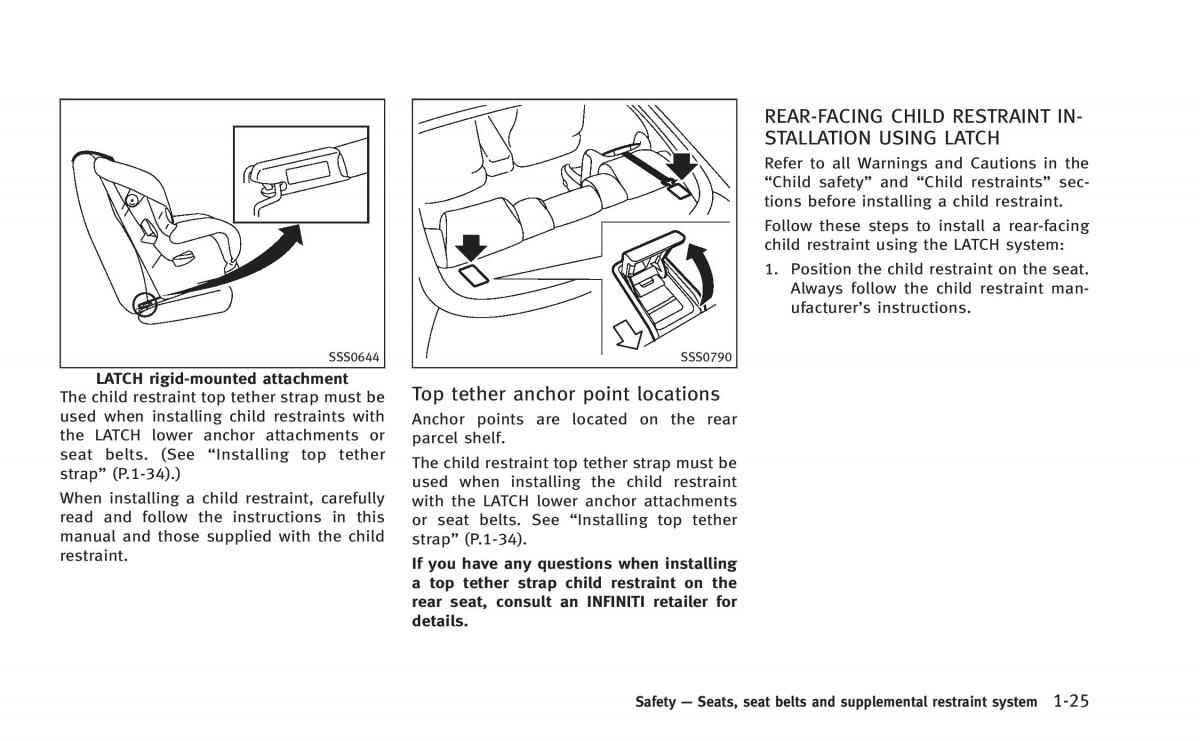 Infiniti Q60 Coupe owners manual / page 44