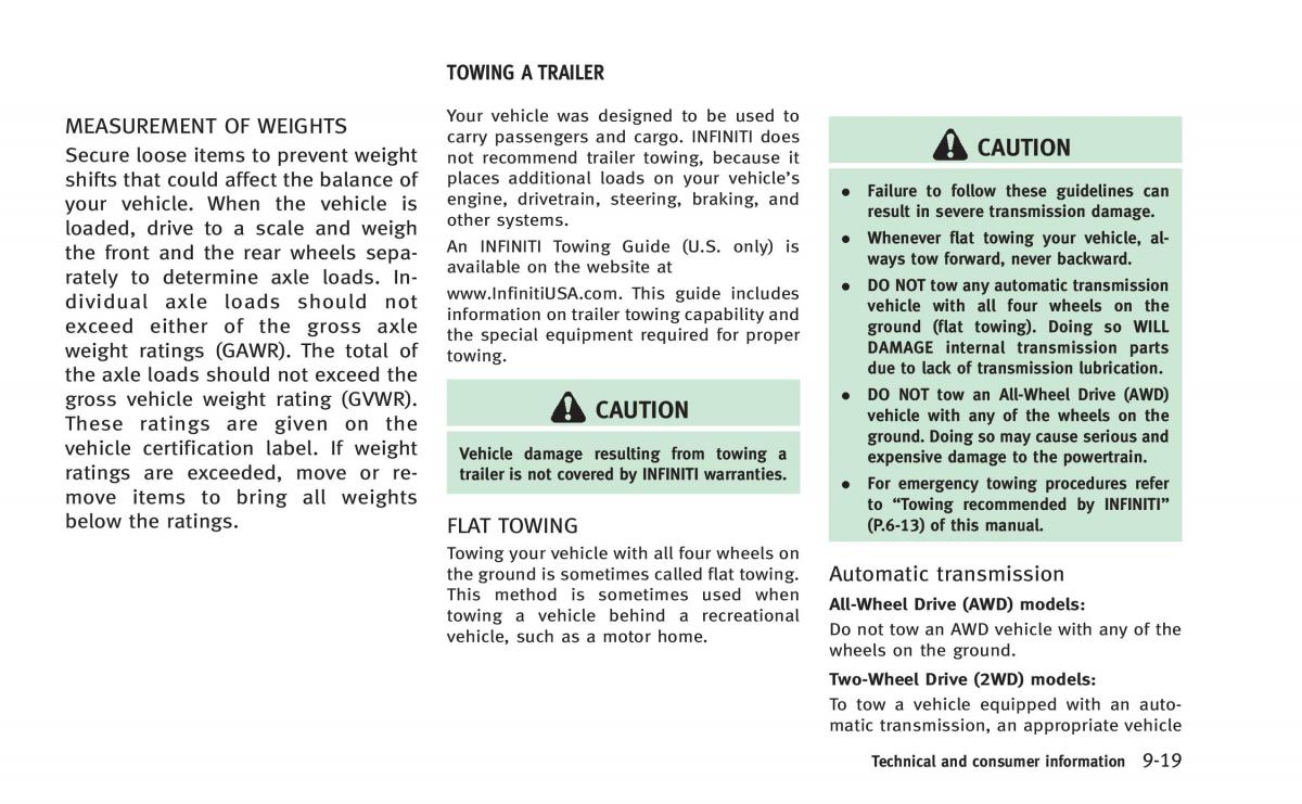 Infiniti Q60 Coupe owners manual / page 442