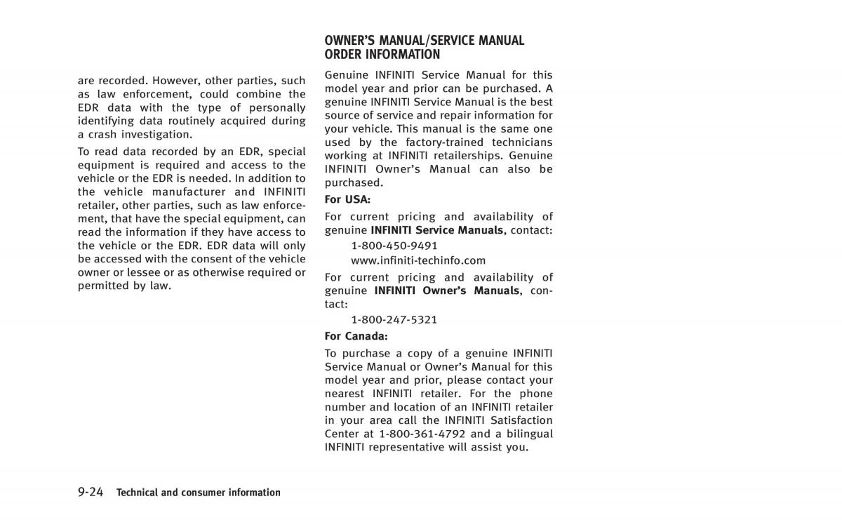 manual  Infiniti Q60 Coupe owners manual / page 447