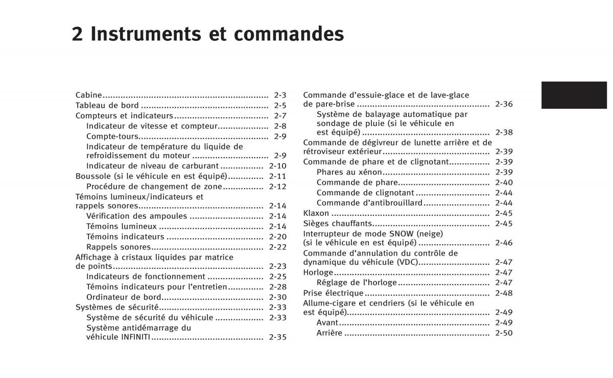 manual  Infiniti Q60 Coupe manuel du proprietaire / page 86