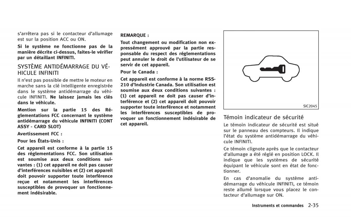 manual  Infiniti Q60 Coupe manuel du proprietaire / page 120