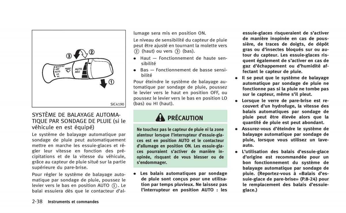 manual  Infiniti Q60 Coupe manuel du proprietaire / page 123