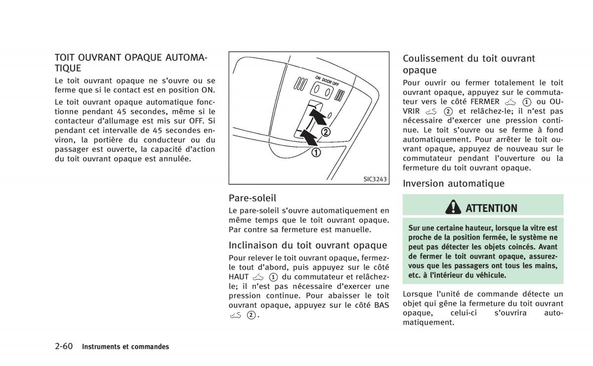 manual  Infiniti Q60 Coupe manuel du proprietaire / page 145