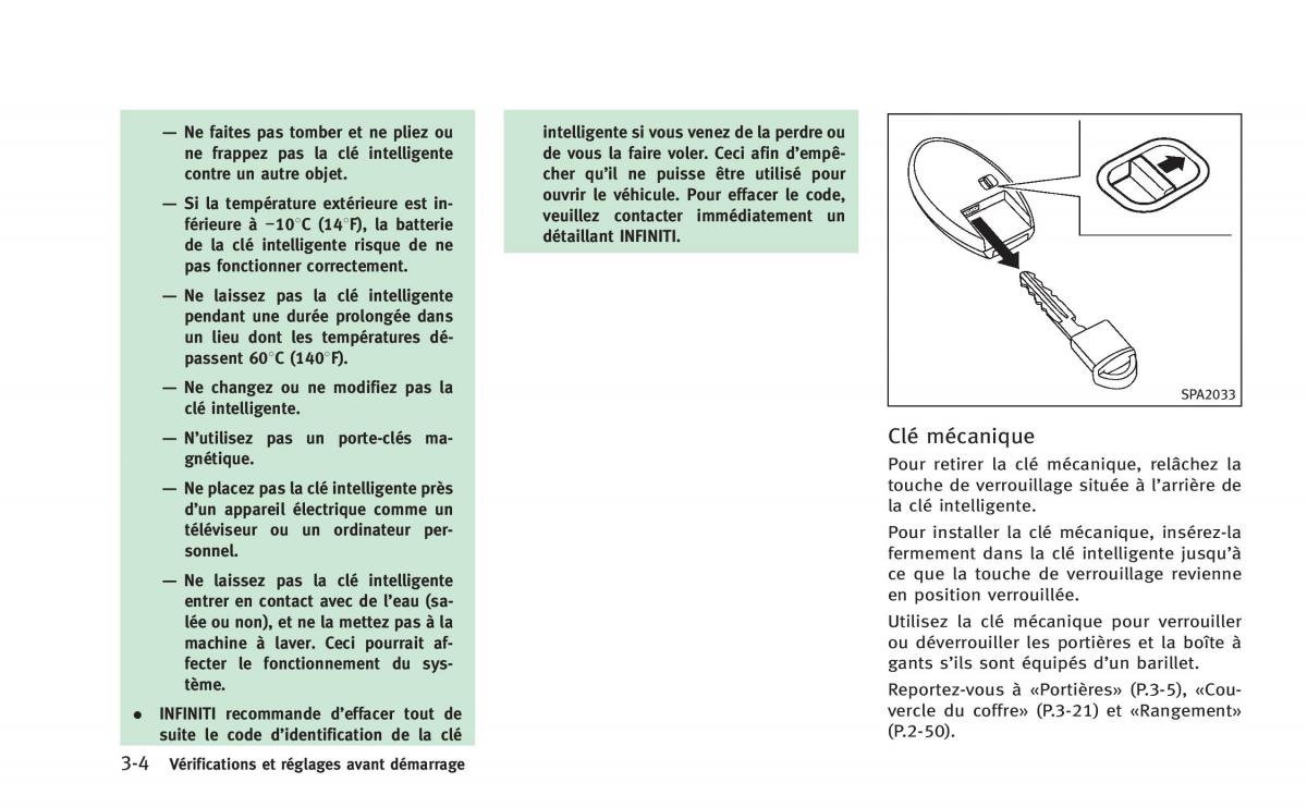 manual  Infiniti Q60 Coupe manuel du proprietaire / page 157